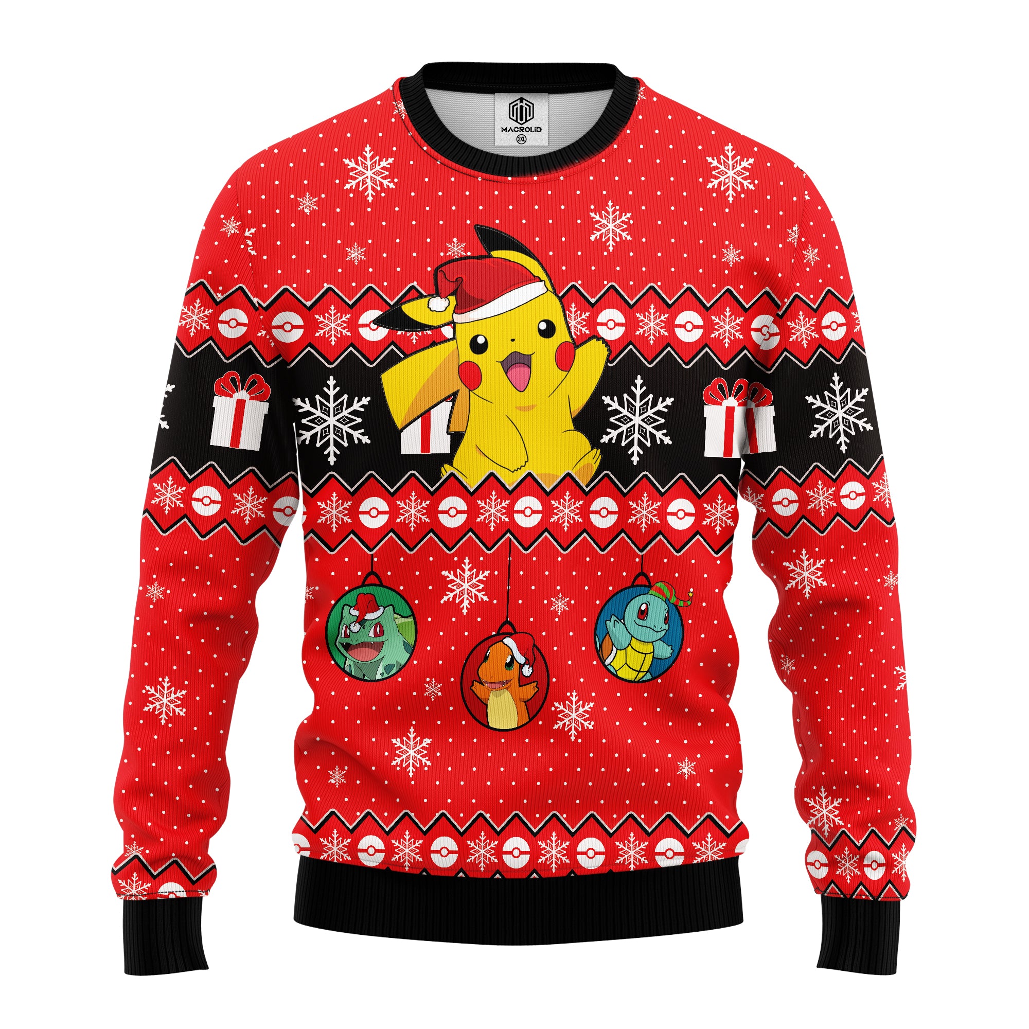 Pokemon Pikachu 3 Ugly Christmas Sweater Amazing Gift Idea Thanksgiving Gift