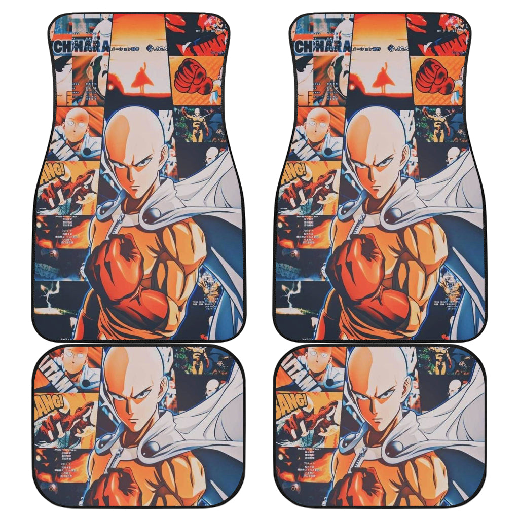 Saitama Punch Man 7 Car Floor Mats Custom Car Accessories Car Decor 2022