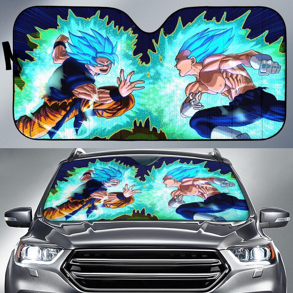 Goku Vegeta Blue Dragon Ball Auto Sun Shades Amazing Best Gift Ideas 2022