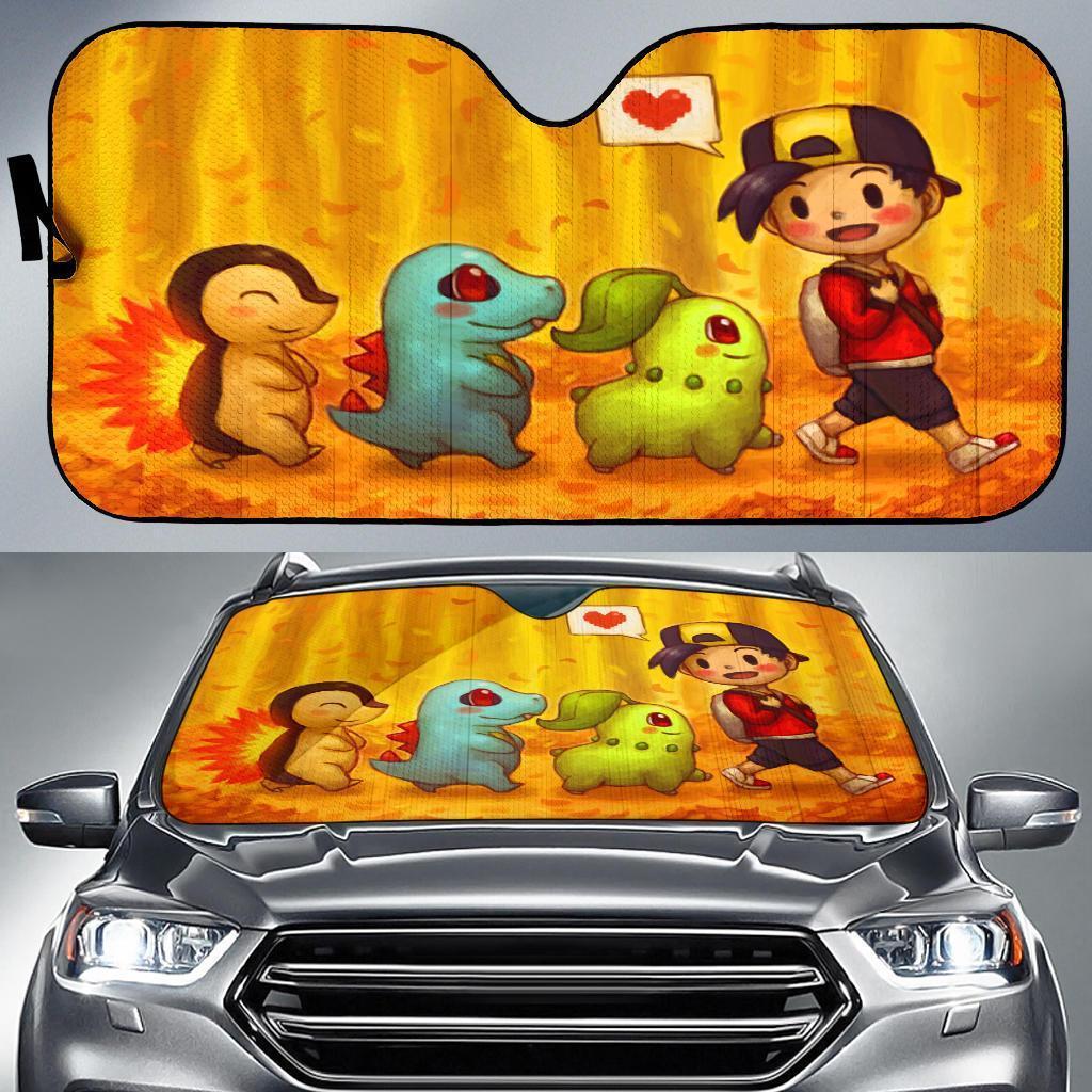 Pokemon Walking Car Sun Shades Amazing Best Gift Ideas 2021