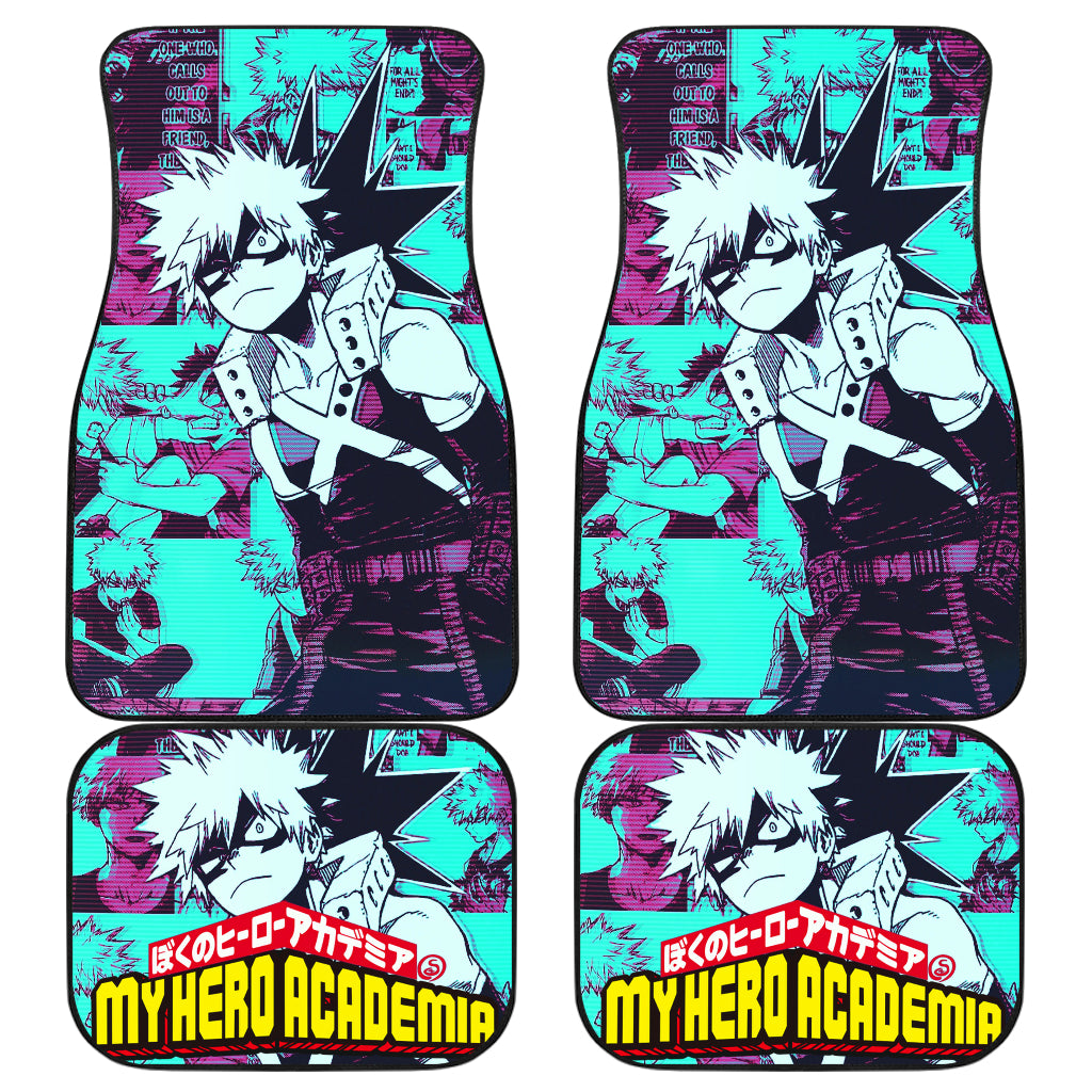 Bakugo Katsuki 8 Anime Car Floor Mats Custom Car Accessories Car Decor 2021