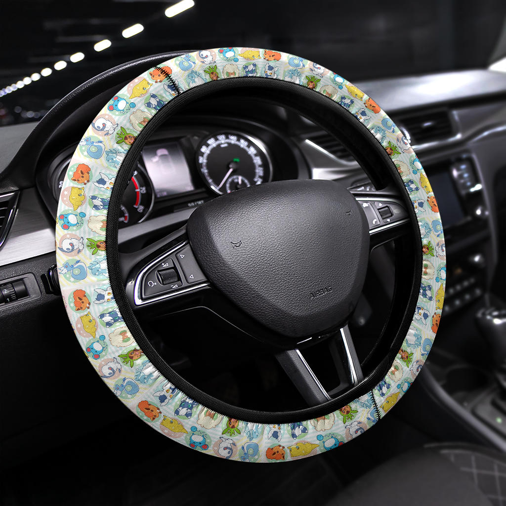 Cute Pokemon Car Steering Wheel Cover