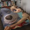 Pets United Cartoon Quilt Bed Set Pillow Case Amazing Decor Gift Ideas 1