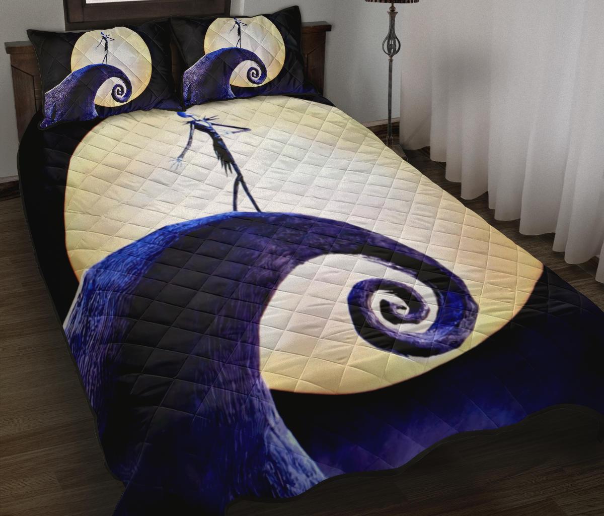 The Nightmare Before Christmas Halloween Movie Quilt Bed Set Pillow Case Amazing Decor Gift Ideas 40