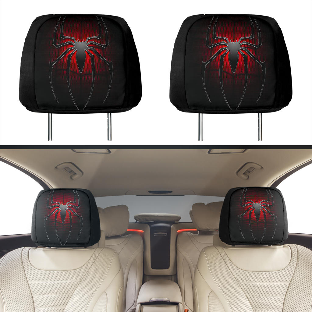 Spiderman Icon Car Seat Headrest Cover