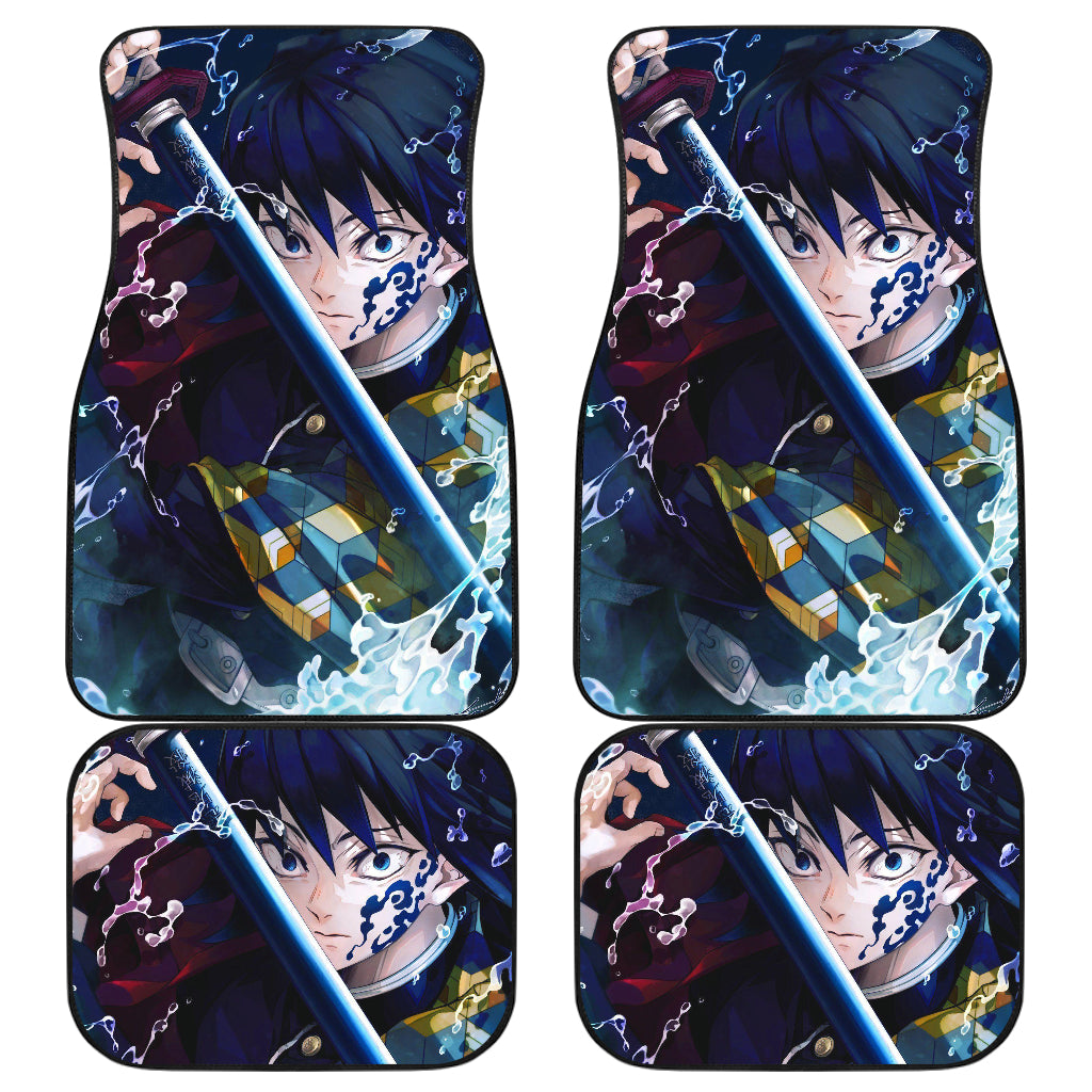 Water Hashira And Kanae Demon Slayer Uniform 5 Anime Car Floor Mats Custom Car Accessories Car Decor 2021