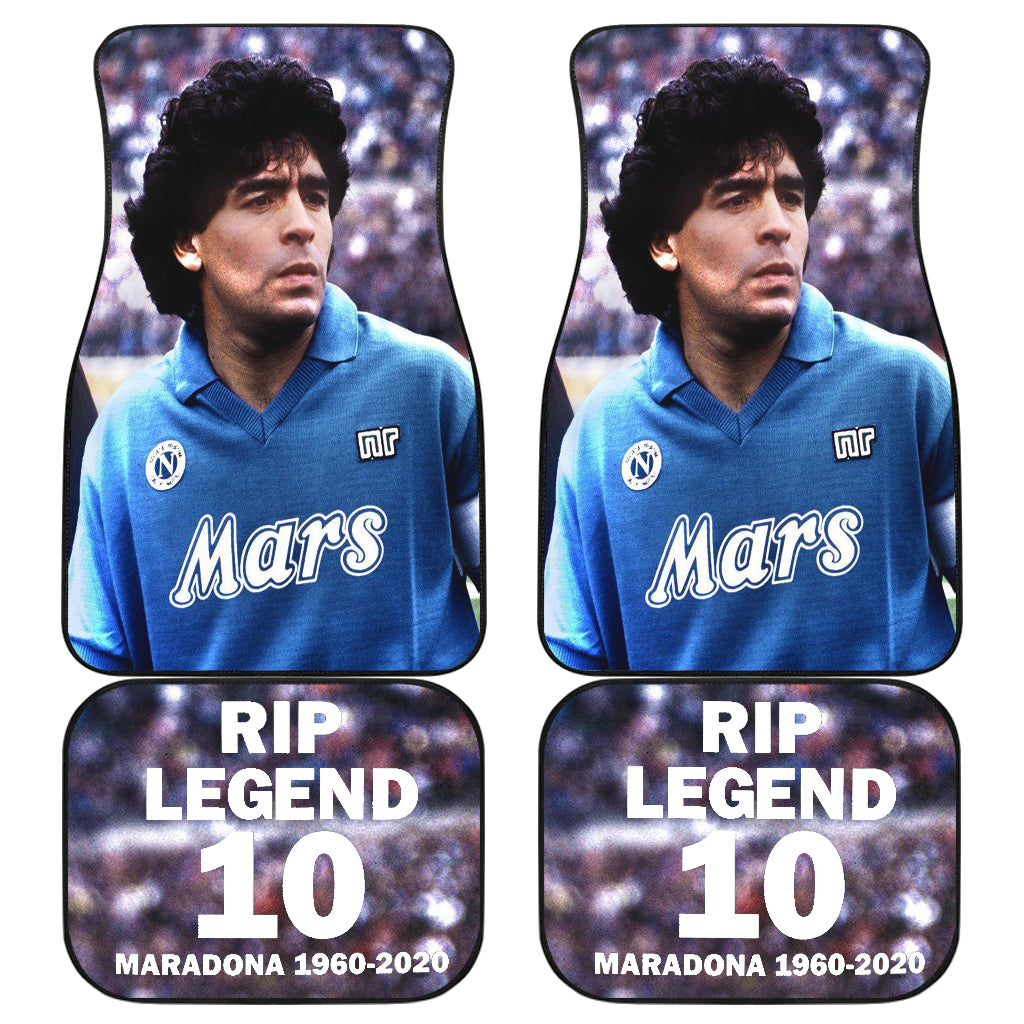 Diego Armando Maradona 10 Rip 1969 2022 64 Car Floor Mats Custom Car Accessories Car Decor 2022