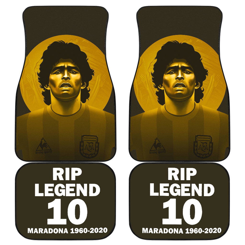 Diego Armando Maradona 10 Rip 1969 2022 56 Car Floor Mats Custom Car Accessories Car Decor 2022