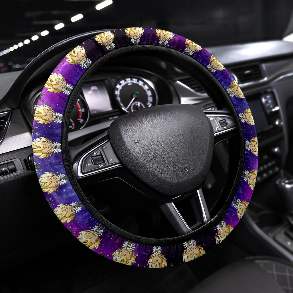 Super Saiyan Dragon Ball Anime Custom Car Steering Wheel Cover