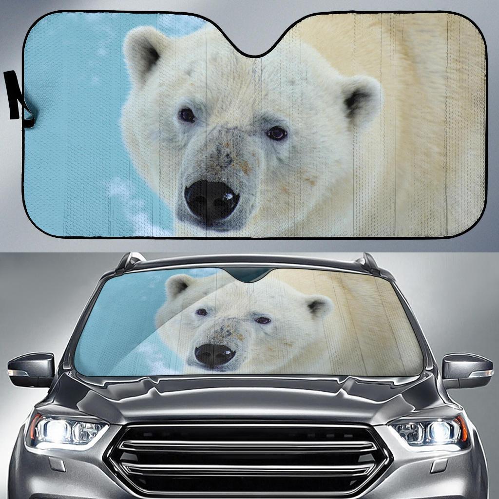 Polar Bear 4K Car Sun Shade Gift Ideas 2022