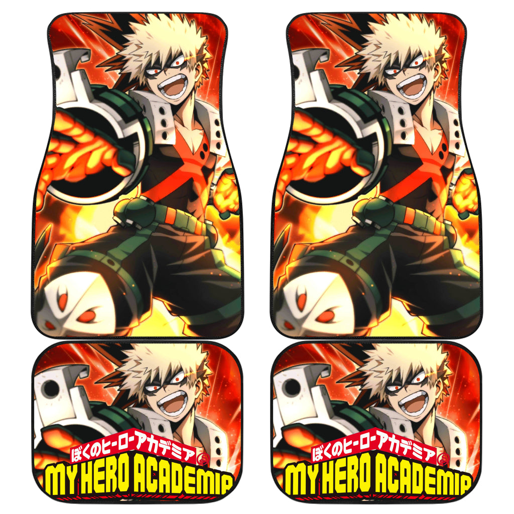 Bakugo Katsuki 5 Anime Car Floor Mats Custom Car Accessories Car Decor 2022