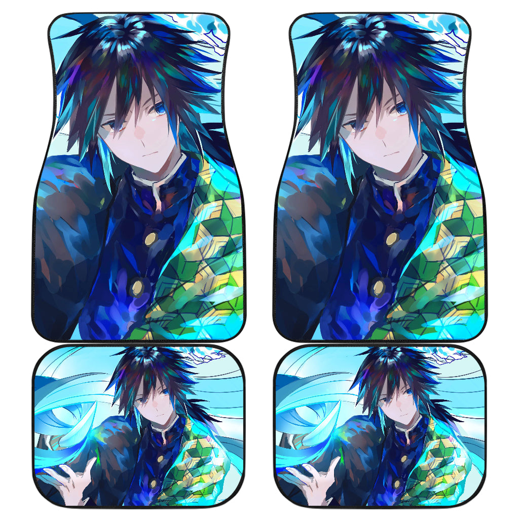 Water Hashira And Kanae Demon Slayer Uniform 9 Anime Car Floor Mats Custom Car Accessories Car Decor 2021