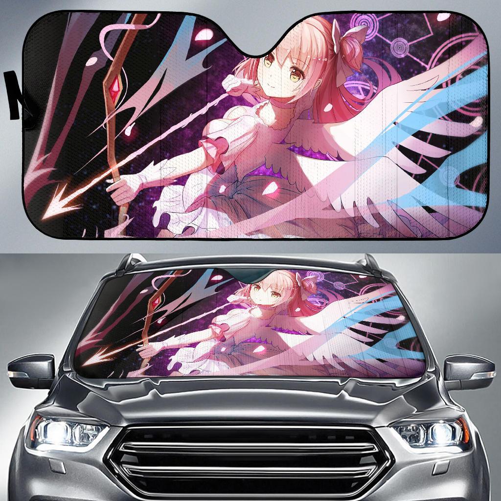Anime Girl Warrior Hd Car Sun Shade Gift Ideas 2021