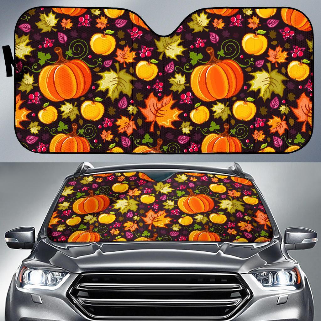 Halloween Pumpkin Auto Sun Shades Amazing Best Gift Ideas 2021