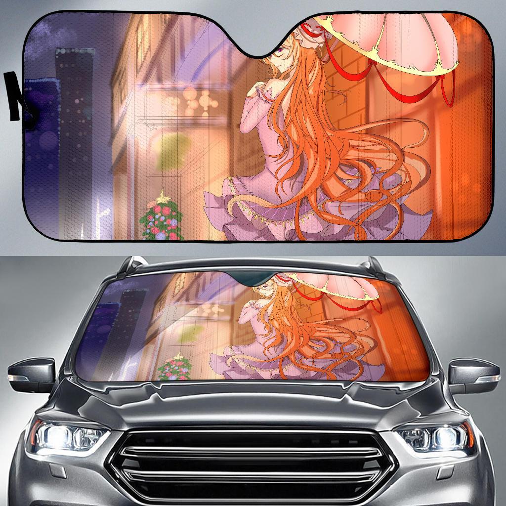 Touhou Anime Girl 4K Car Sun Shade Gift Ideas 2022