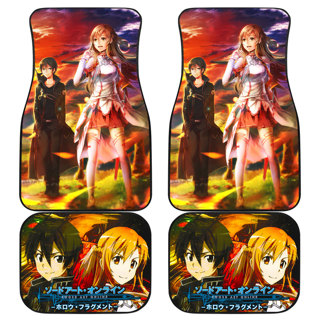 Sword Art Online Anime 12 Car Floor Mats Custom Car Accessories Car Decor 2022