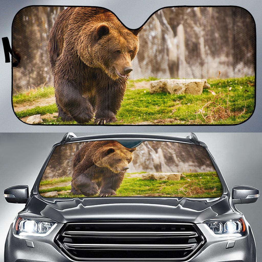 Brown Bear Hd Car Sun Shade Gift Ideas 2021