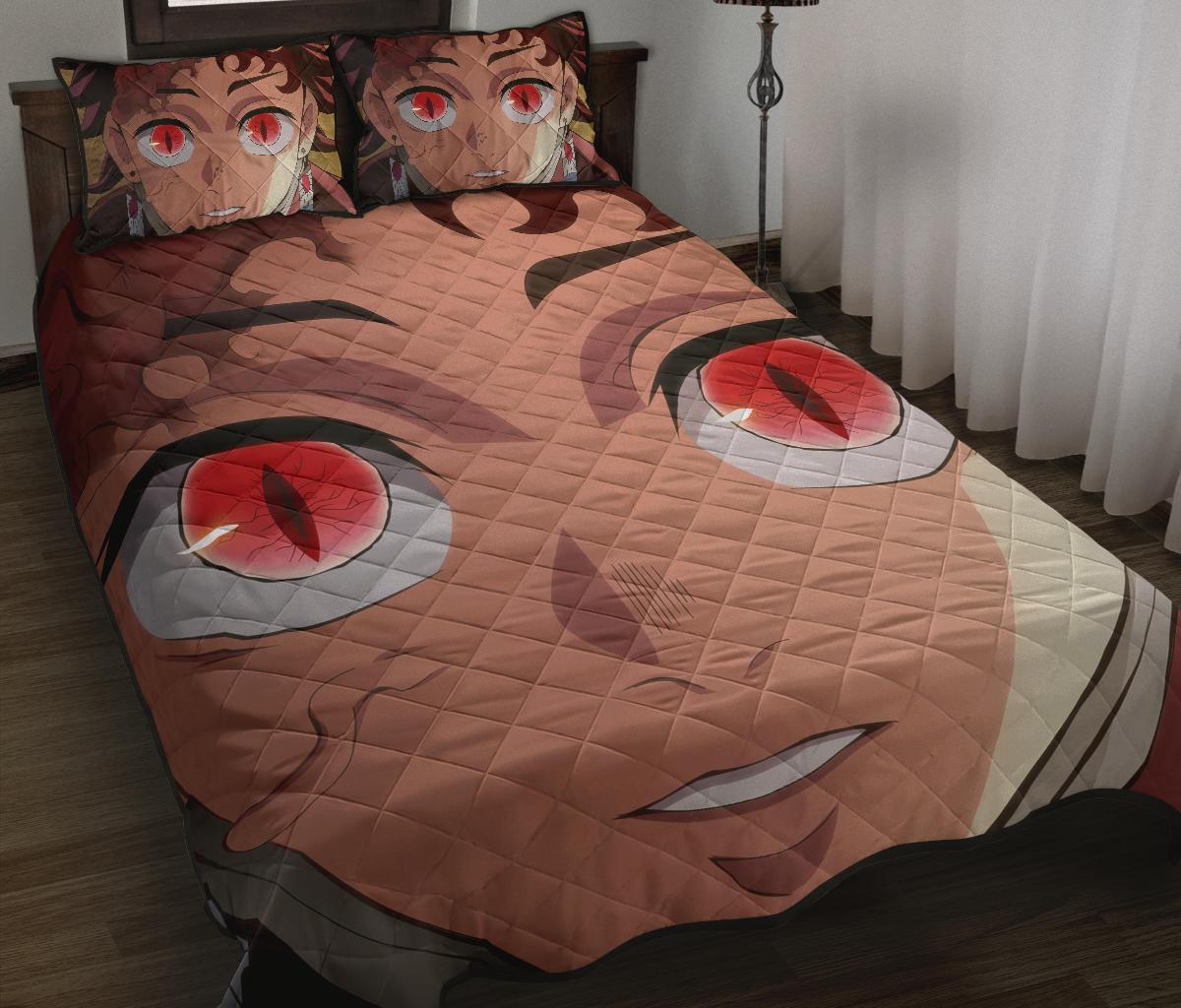 Demon Slayer 12 Anime Quilt Bed Set Pillow Case Amazing Decor Gift Ideas