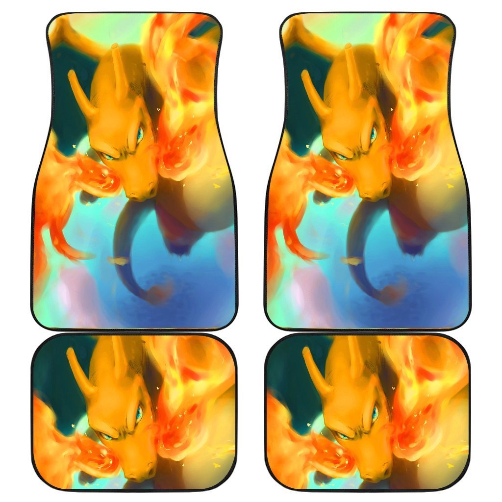 Charizard Pokemon Fire Dragon Car Floor Mats