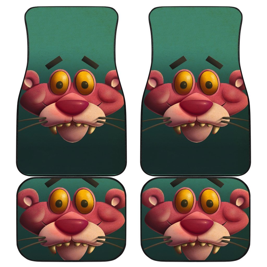 Pink Panther Halloween Face Car Floor Mats