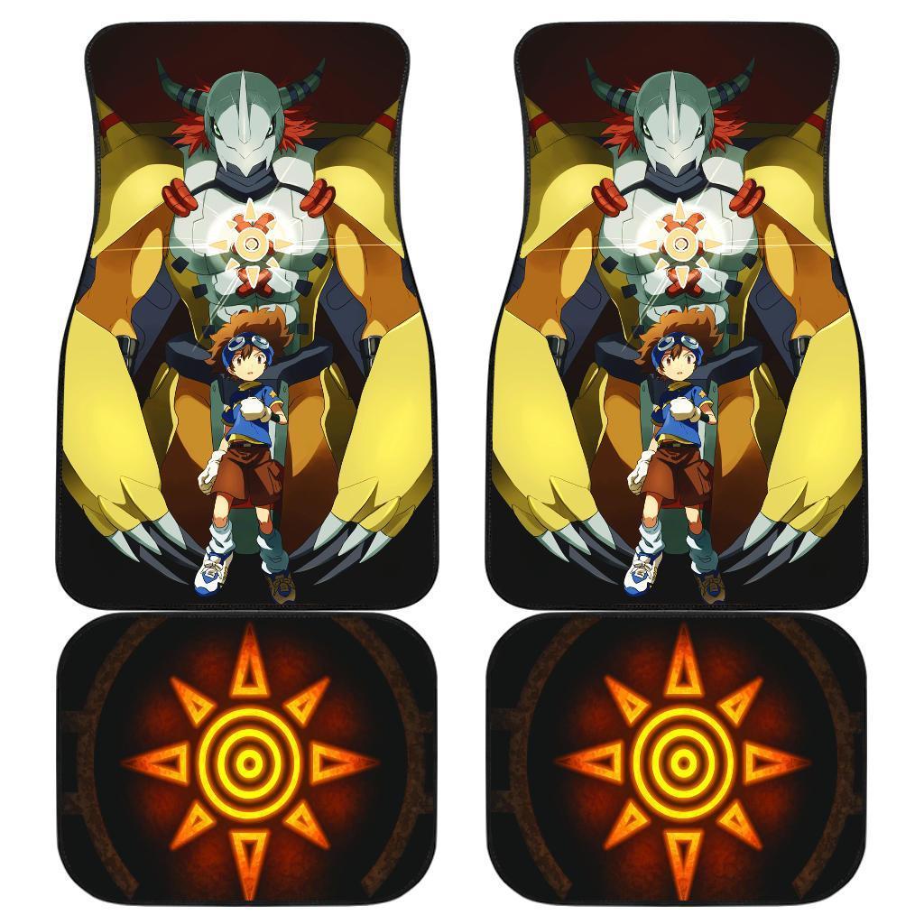 Wargreymon Digimon Car Floor Mats