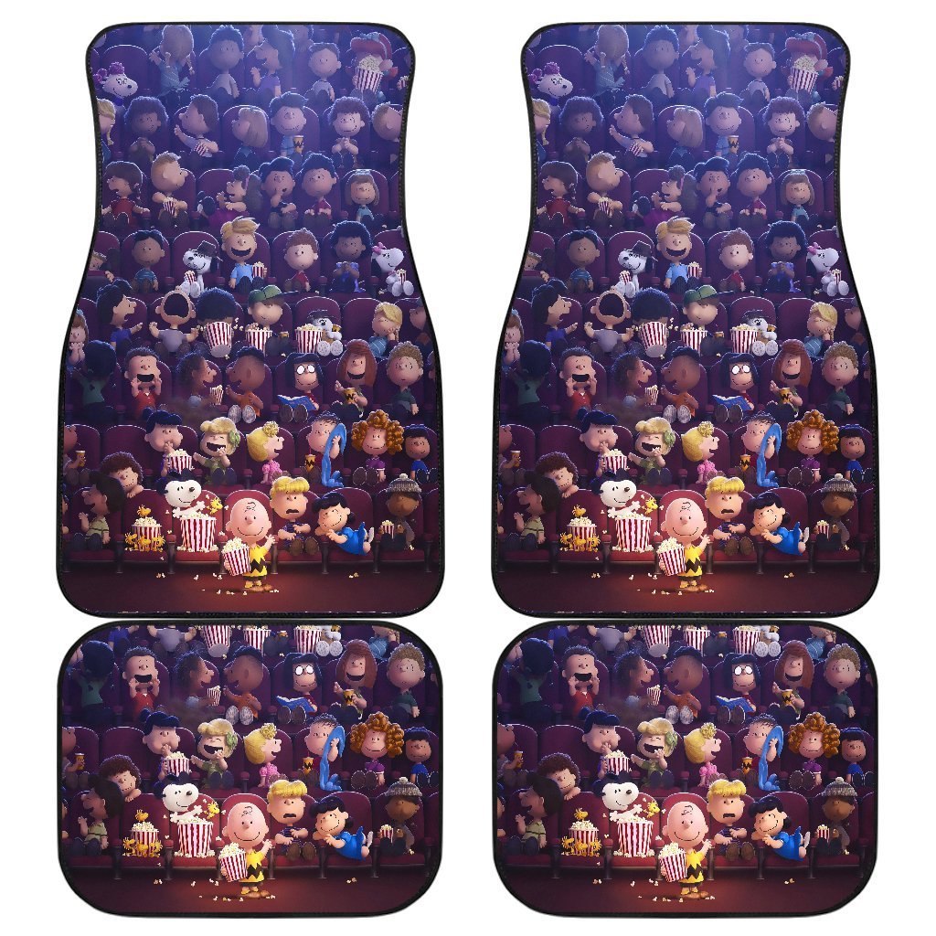 Peanuts Cartoon Funny For Kids Car Floor Mats