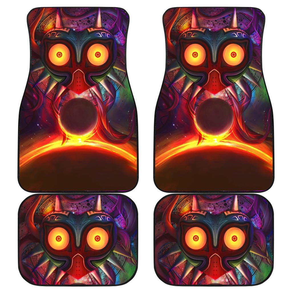 Majora Mask The Legend Of Zelda Colorfull Art Car Floor Mats