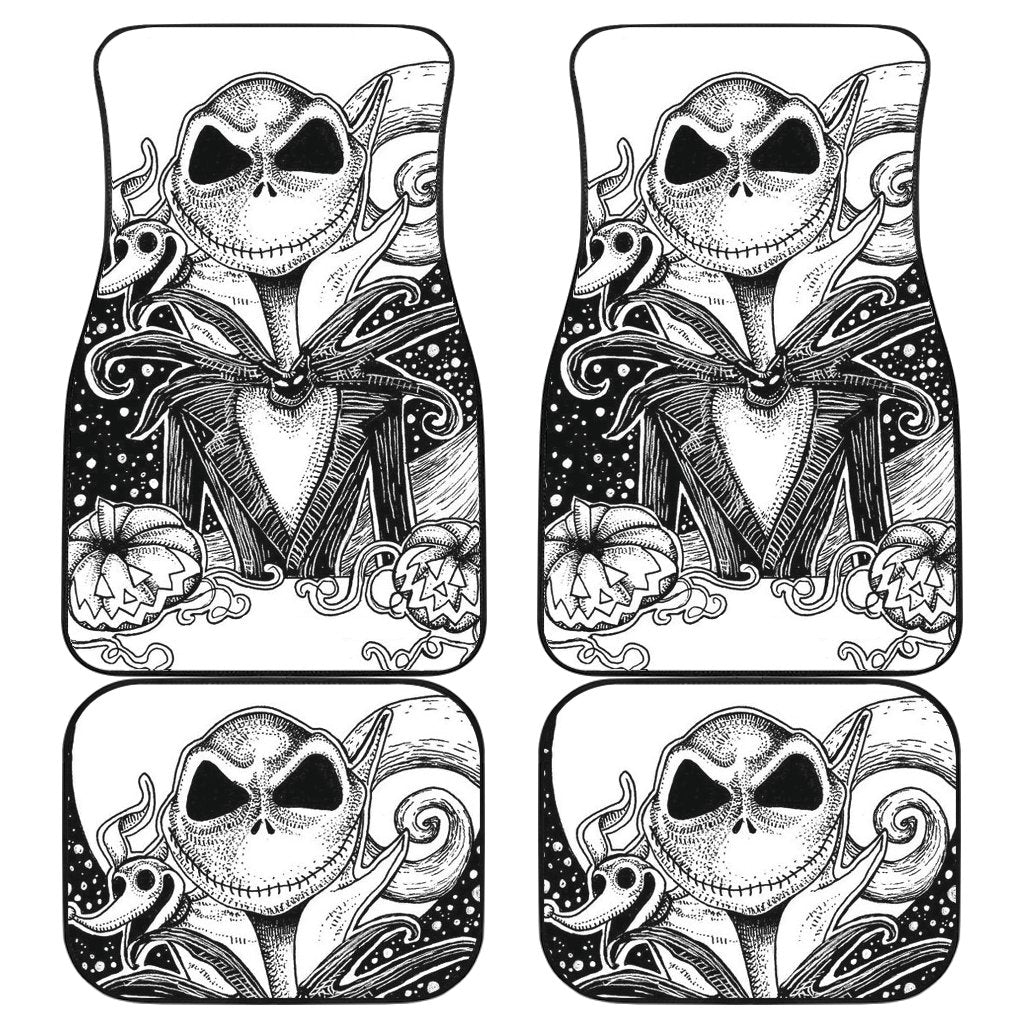 Jack Nightmare Before Christmas Car Floor Mats Cartoon