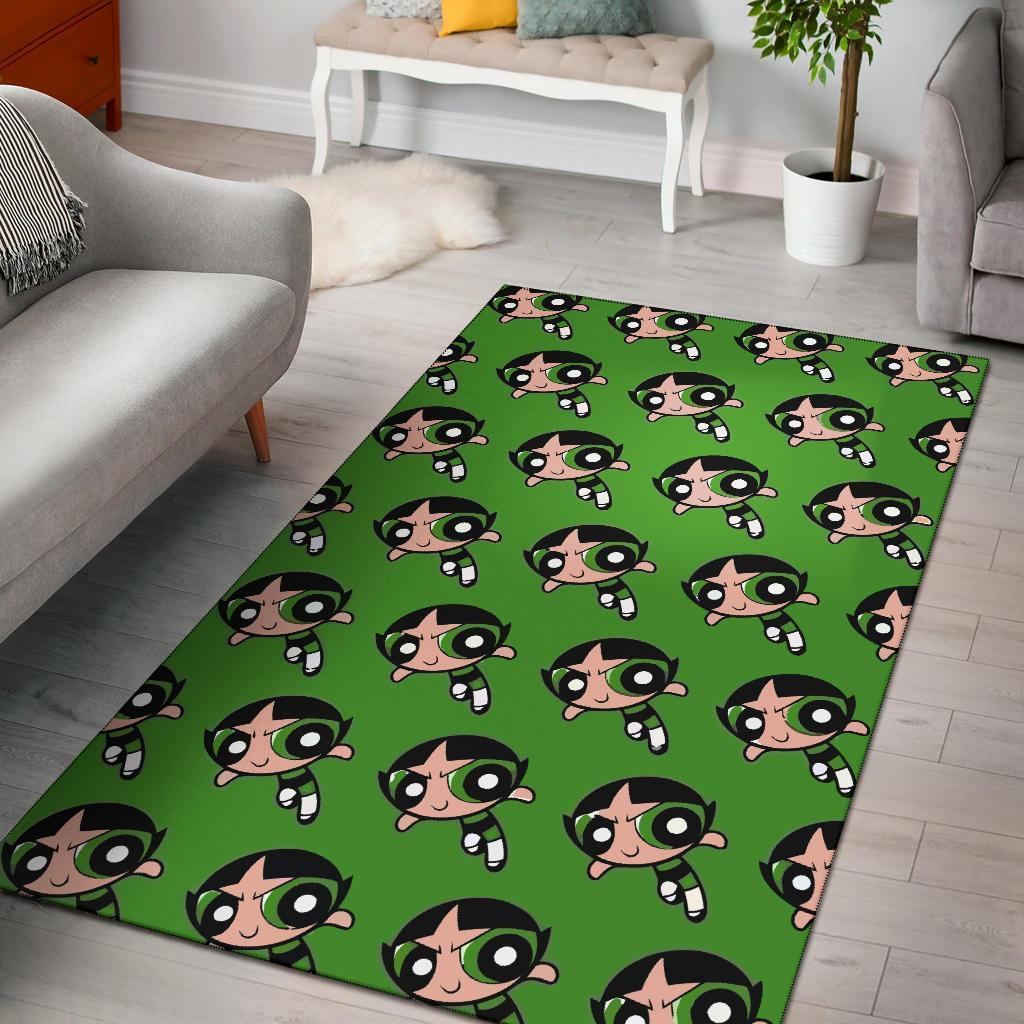 Buttercup Powerpuff Area Rug Carpet