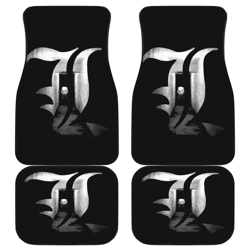 Death Note L In Black Theme Car Floor Mats