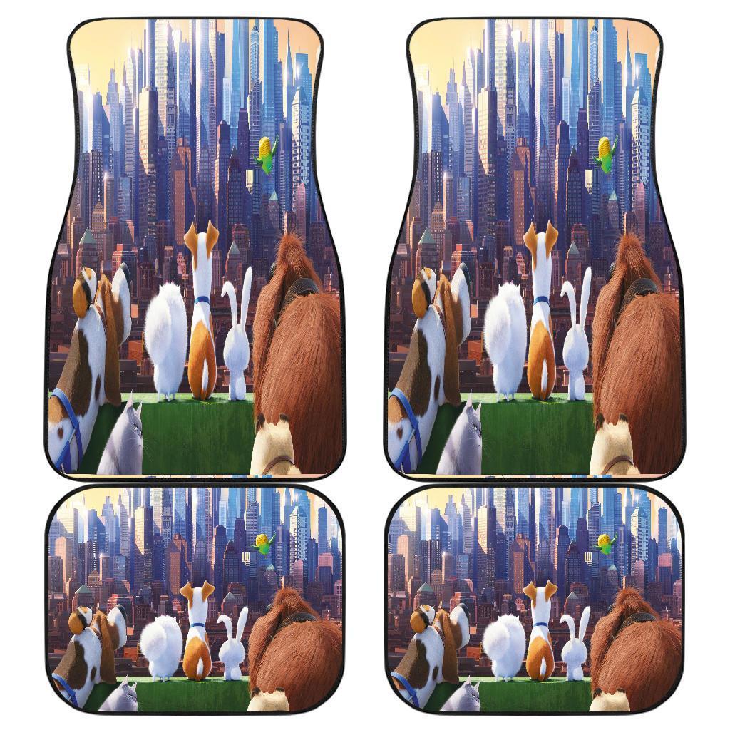 The Cecret Life Of Pets Cartoon Car Floor Mats