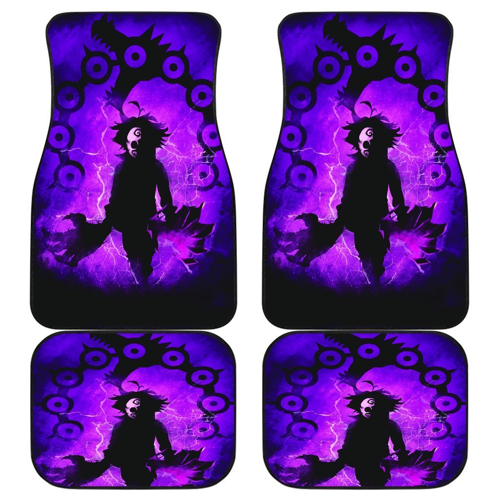 Demon King Meliodas In Dark Theme Car Floor Mats