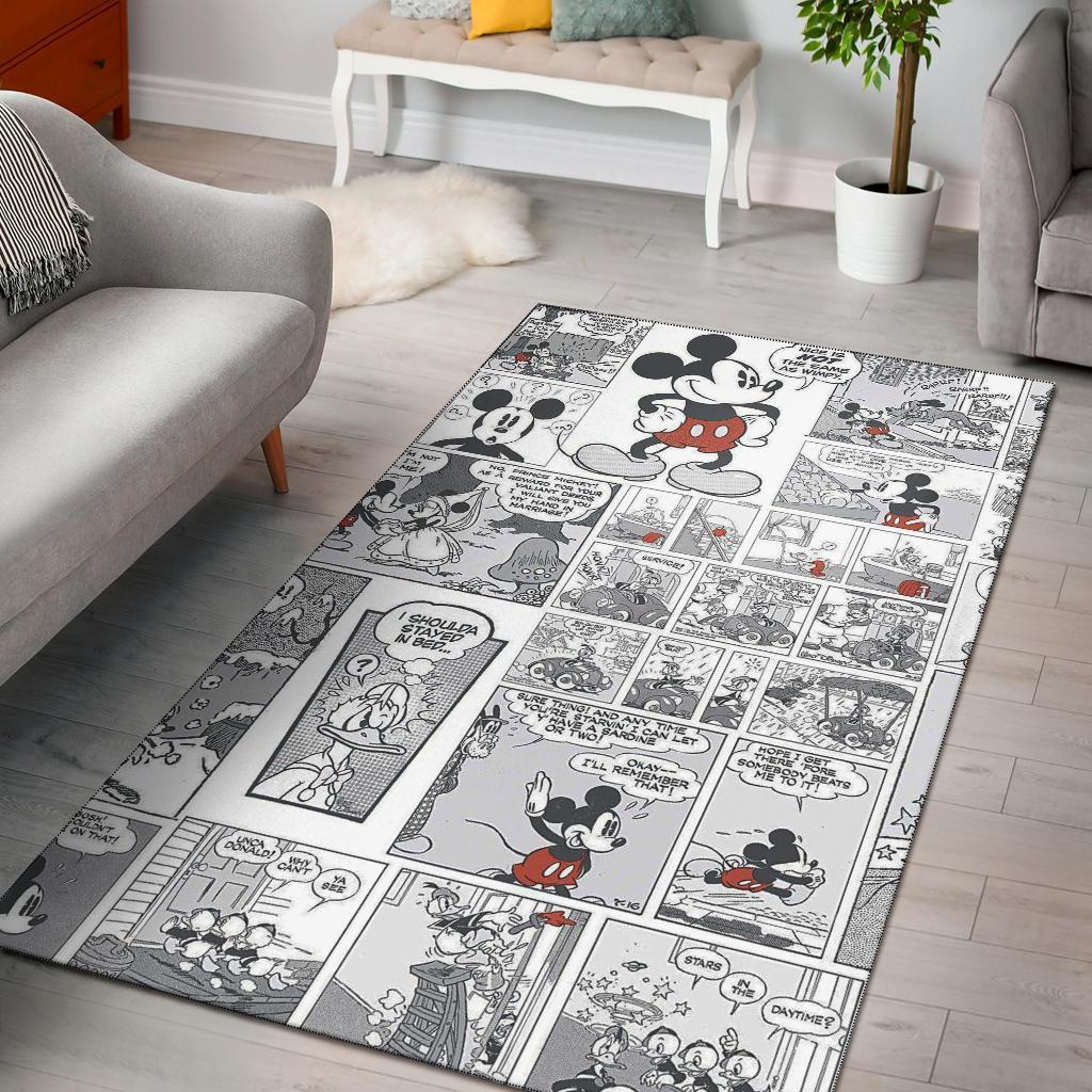 Mice Mouse Comic Area Rug Carpet