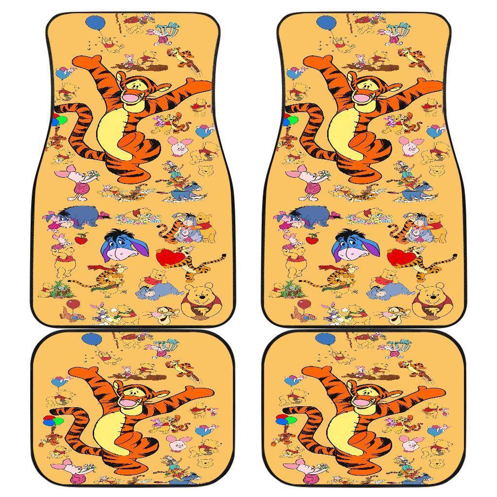 Tigger Pattern Colorful Car Floor Mats