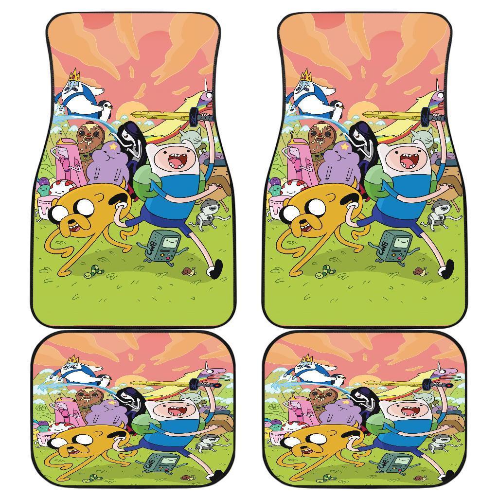 All Characters Adventure Time 6 Cartoon Party Car Floor Mats