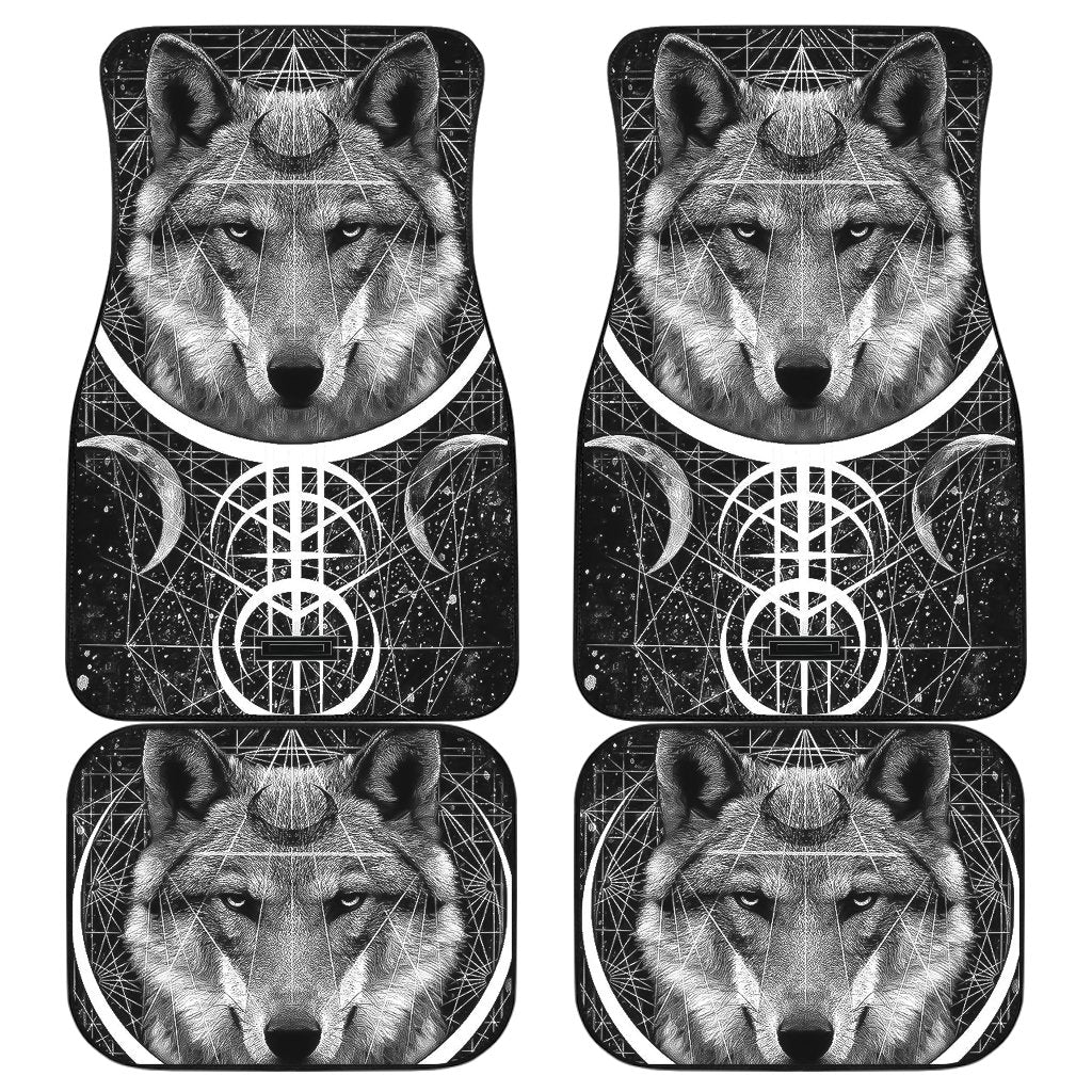 Wolf King Art Design Car Floor Mats Amazing Gift Ideas