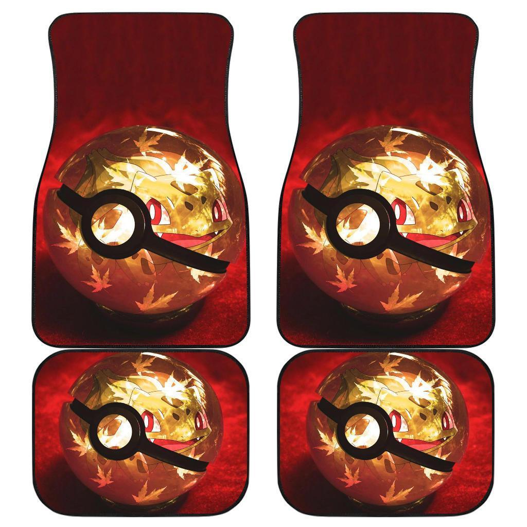 Pokemon Ball Yellow Color Car Floor Mats