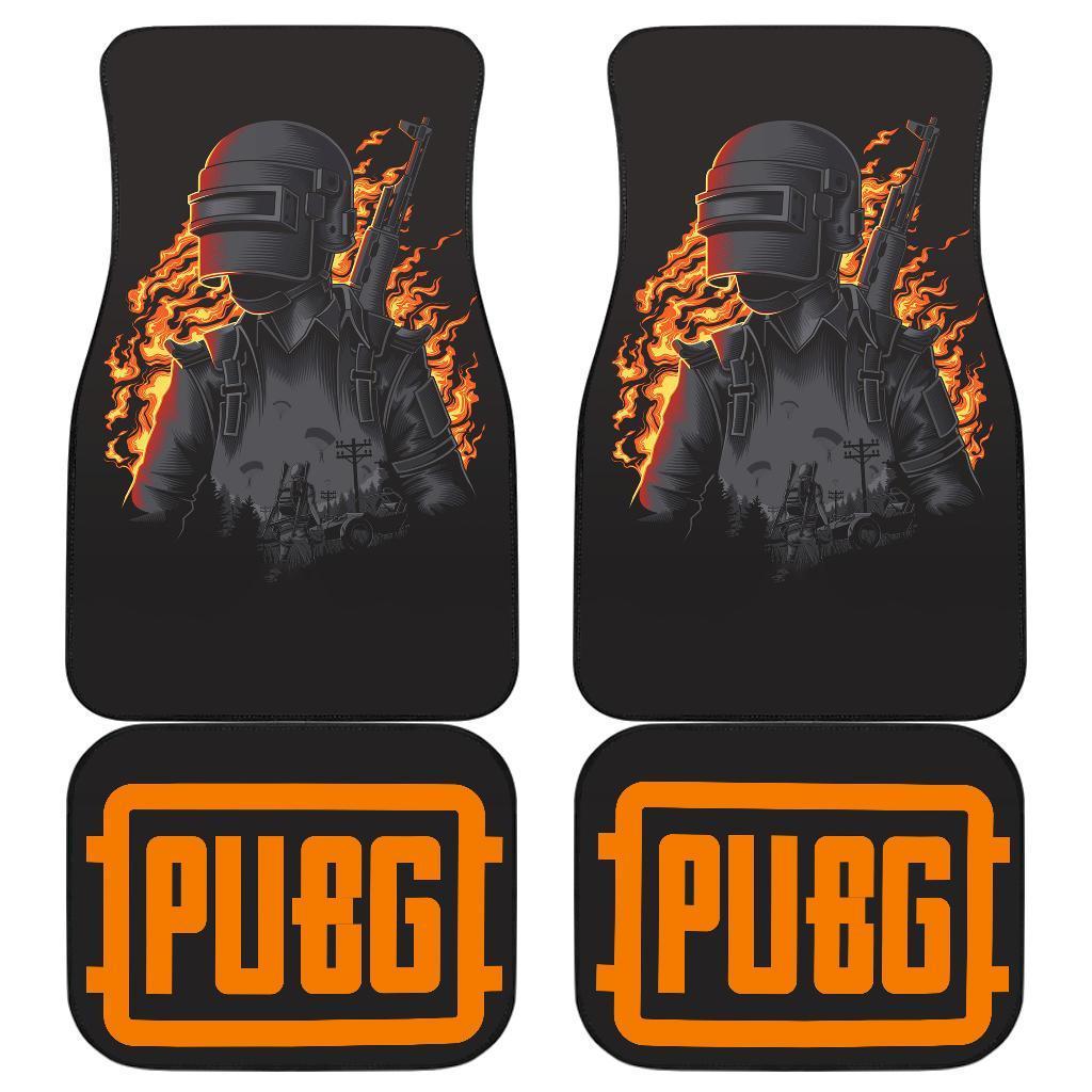 Pug Action Game Logo Custom Car Floor Mats