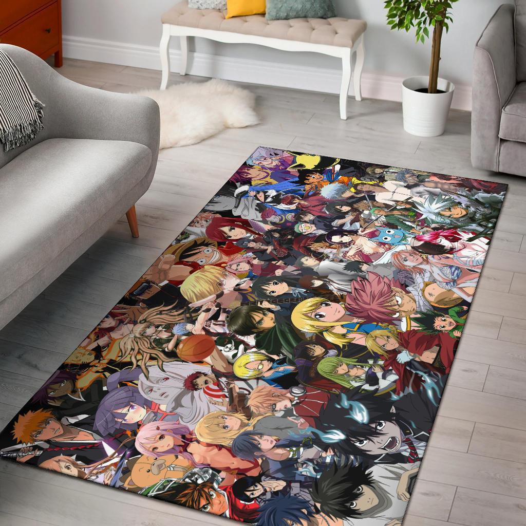 Character Anime Area Rug Carpet