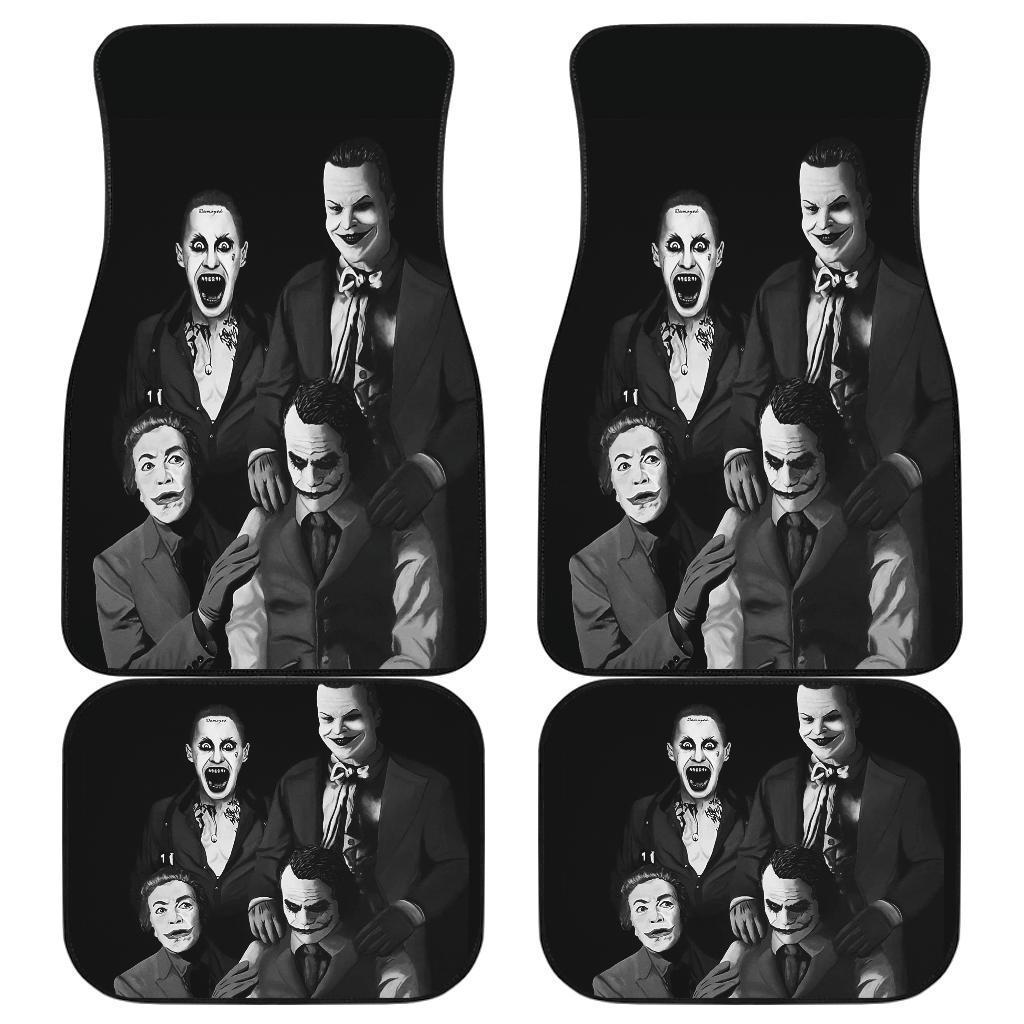 Joker Black & White Theme Car Floor Mats