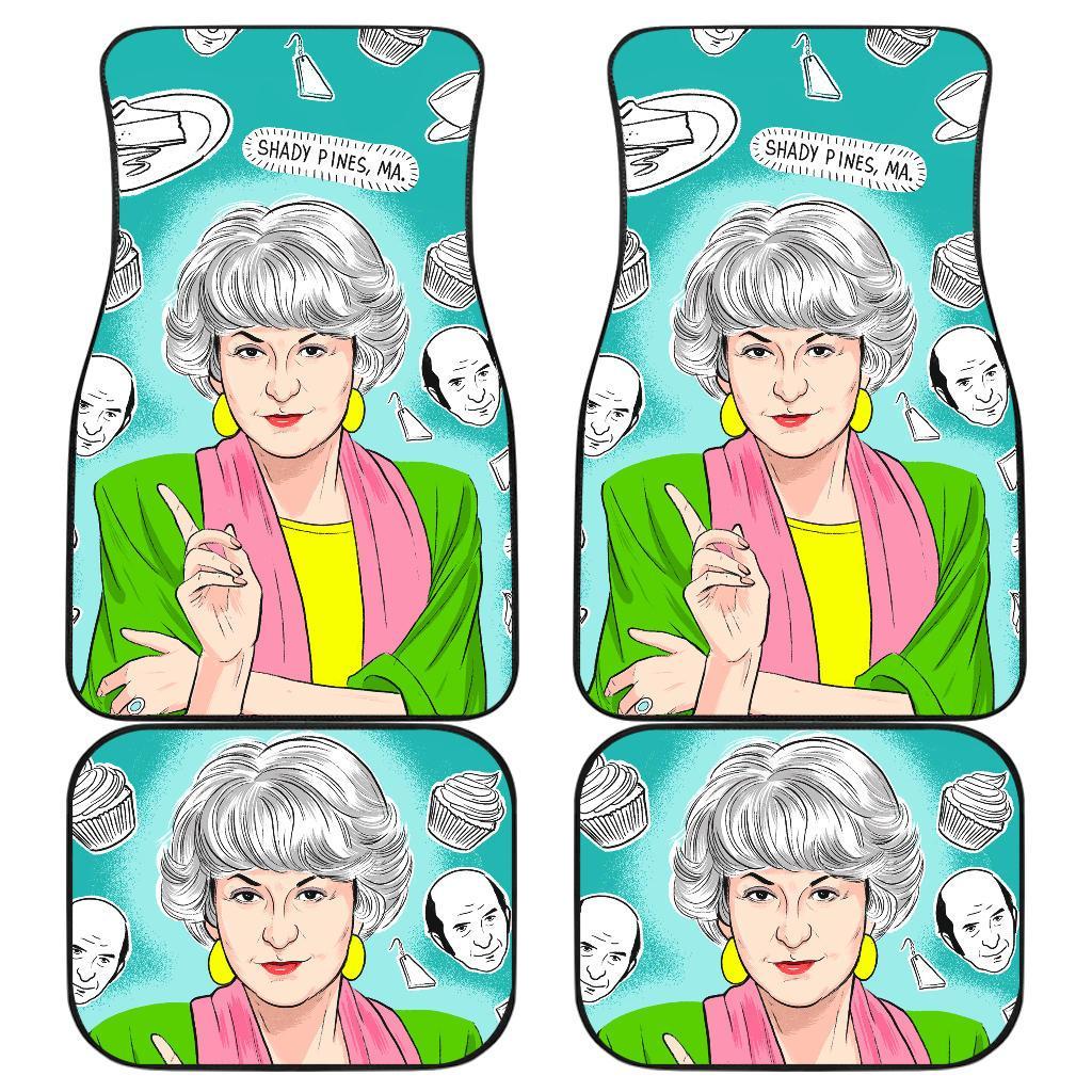 Shady Pines Car Floor Mats The Golden Girls Fan Gift