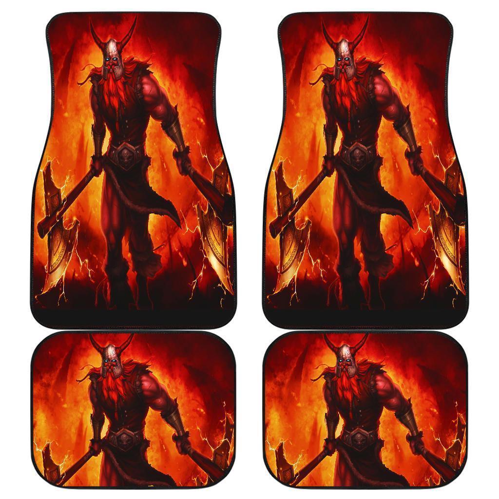 Odin Viking Olaf League Of Legend Car Floor Mats