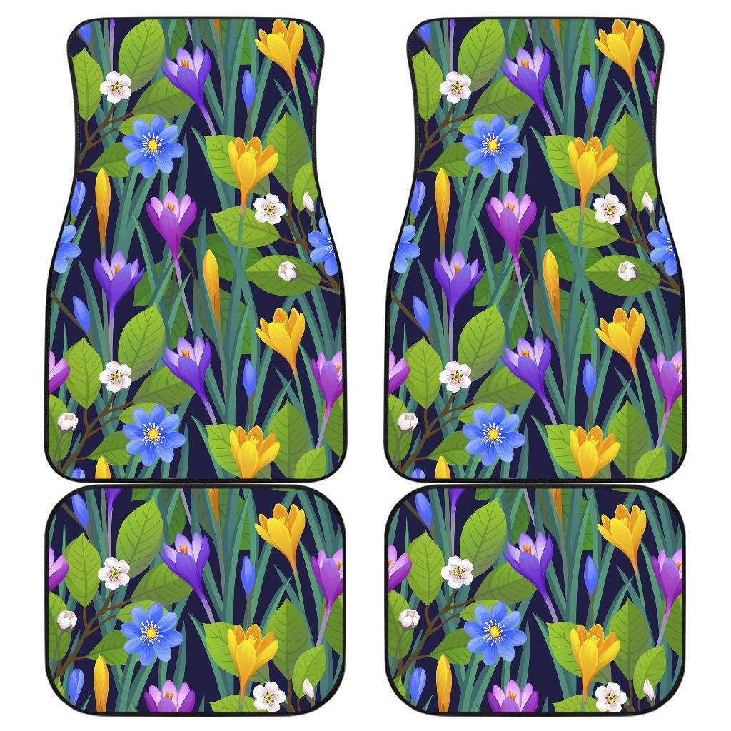 Crocus Flower Car Floor Mats Amazing Gift Ideas