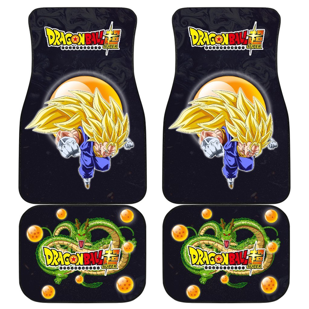 Songoku Super Saiyan Dragon Ball Anime Car Floor Mats