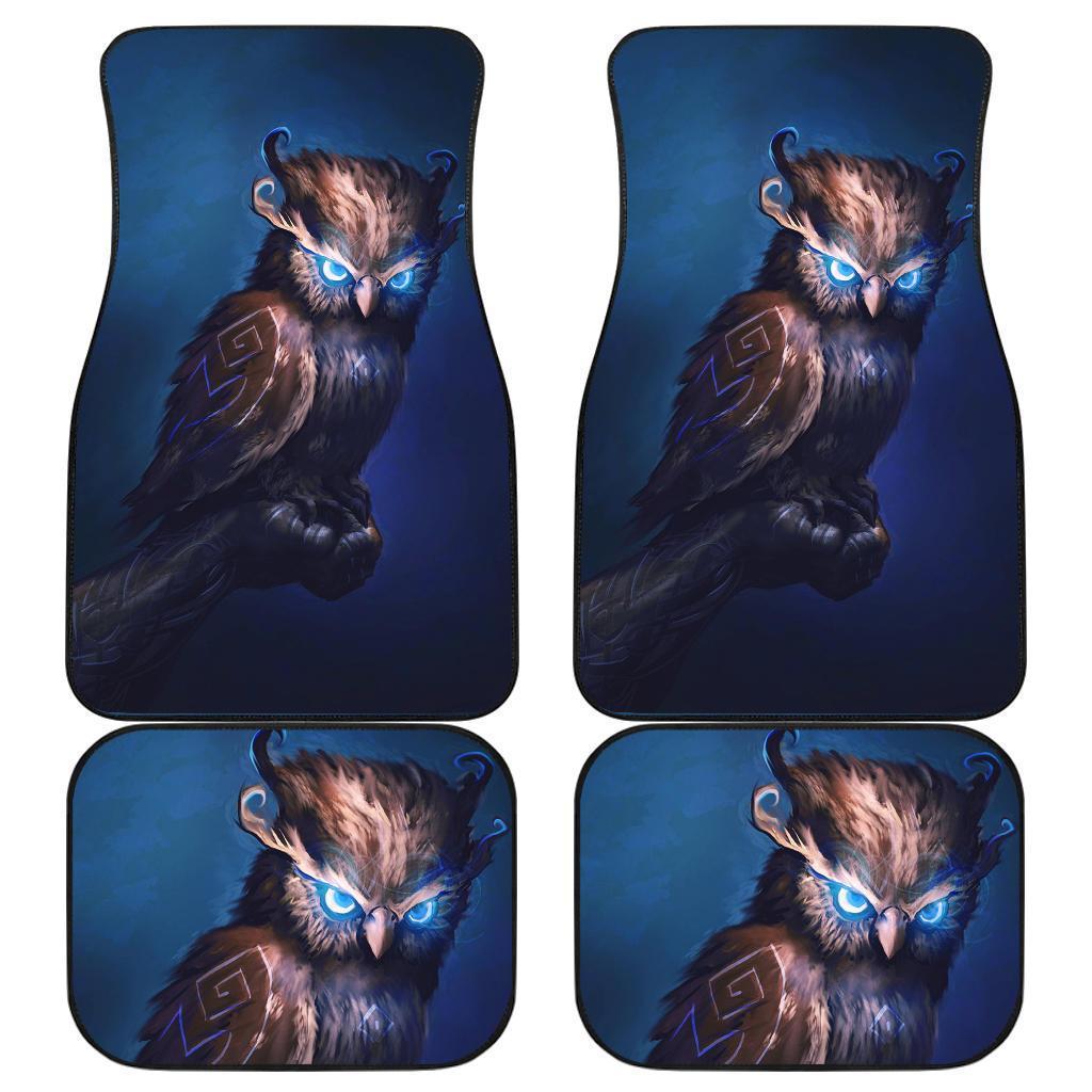 Owl Front And Back Car Mats