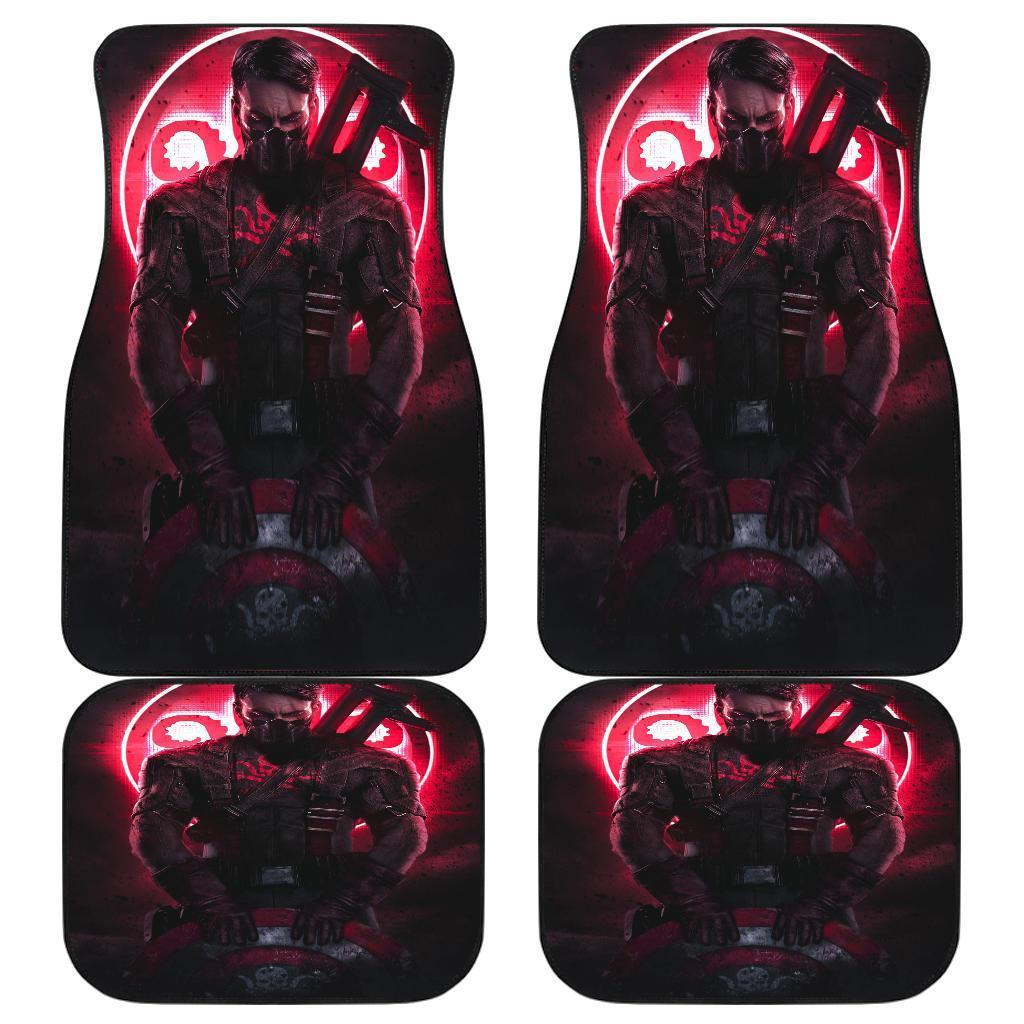 Captain America Hail Hydra Car Floor Mats