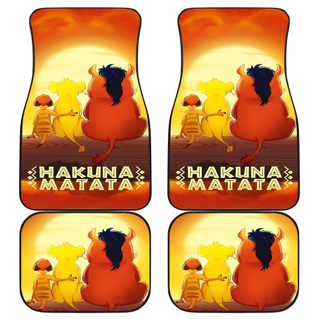 Lion King Hakunamatata Walt Cartoon Car Floor Mats