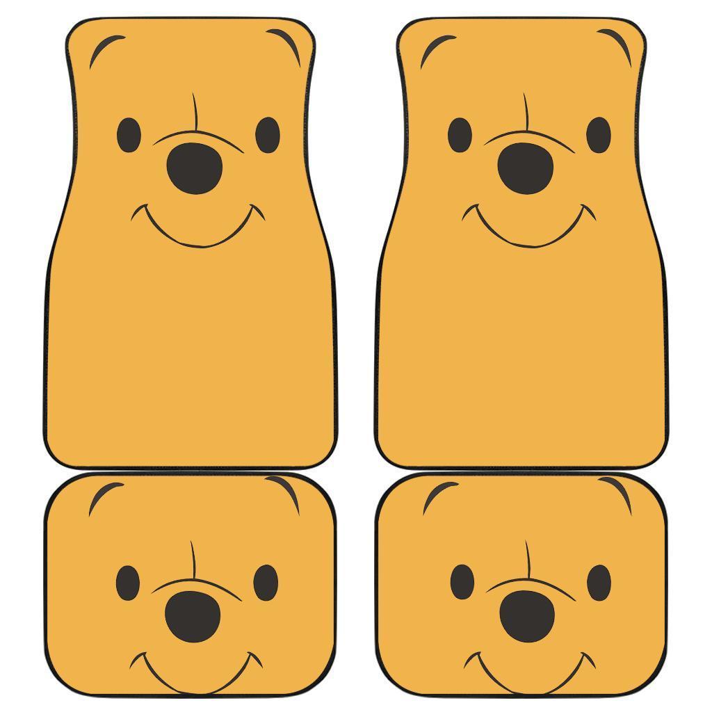 Pooh Hungry Face Cartoon Car Floor Mats