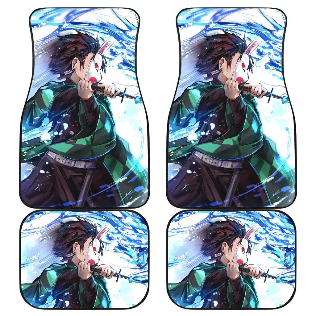 Tanjiro Kamado Kimetsu No Yaiba Anime Fan Car Floor Mats