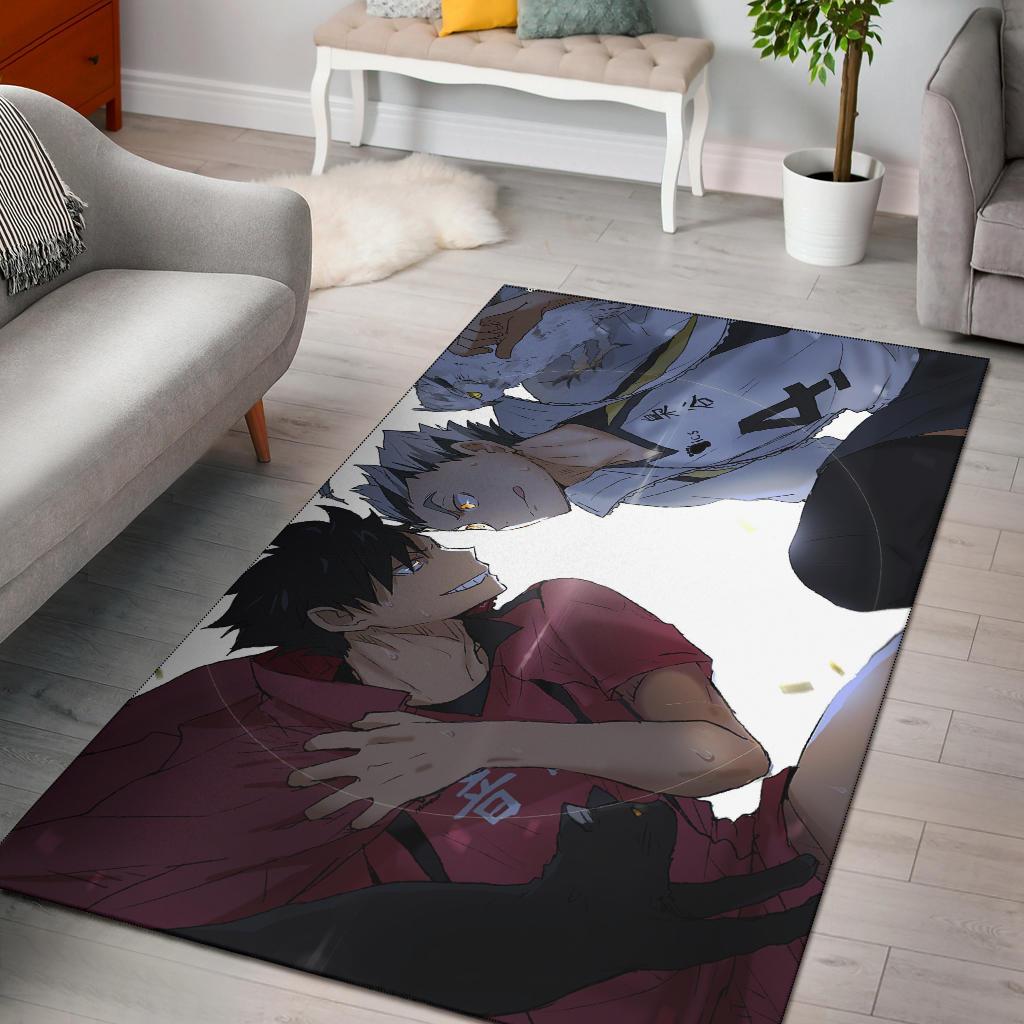 Haikyuu Kuroo Vs Bokuto Area Rug Carpet